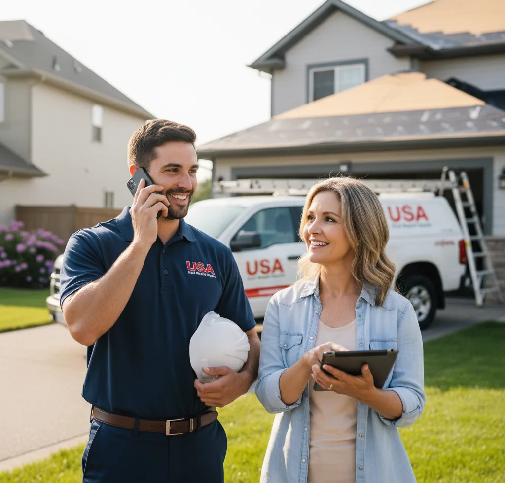 USA Roof Repair Experts customer support in Monroeville